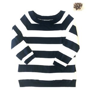 ◾️American Living Navy Blue & White Swearer XL